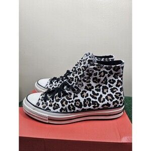 Converse Chuck 70 Hi Leopard Print Men's Sneakers Size 9.5 163406C
